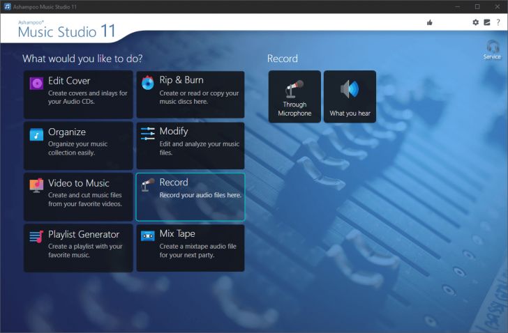 Ashampoo Music Studio (โปรแกรม Ashampoo Music Studio ตัดต่อเสียง บันทึกเสียง แต่งเพลง) : 