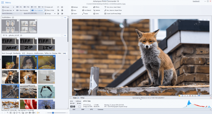 Ashampoo Photo Commander (โปรแกรมจัดการรูปภาพ แต่งภาพ) : 