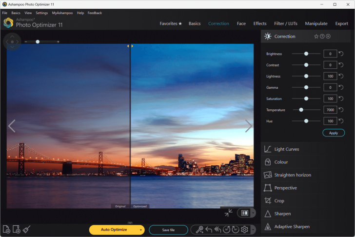 โปรแกรมตกแต่งรูปสวย ใช้งานง่าย Ashampoo Photo Optimizer