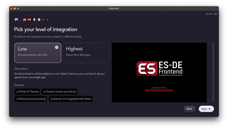 EmuDeck (โปรแกรมช่วยติดตั้ง และตั้งค่าอีมูเลเตอร์บน Steam Deck, Windows และ Linux)
