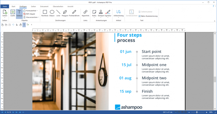 Ashampoo PDF Pro (โปรแกรม Ashampoo PDF Pro แก้ไขไฟล์ PDF ใช้ง่ายฟังก์ชันครบ) : 