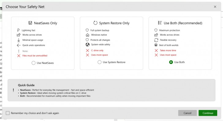 NeatShift (โปรแกรมจัดการไฟล์ โดยไม่ทำให้โปรแกรมเสียหายจากการย้ายไฟล์)