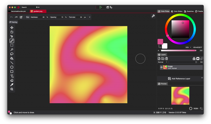 PixiEditor (โปรแกรมทำกราฟิก สำหรับคนรักงานพิกเซลอาร์ต Pixel Art)