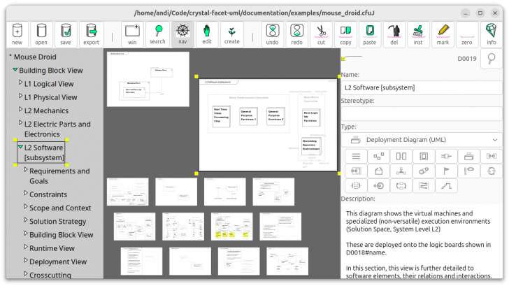 crystal-facet-uml (โปรแกรมสร้างแบบจำลอง UML และ SysML)