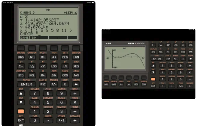 Plus42 (โปรแกรมจำลองเครื่องคิดเลขวิทยาศาสตร์รุ่น HP-42S) Plus42 (โปรแกรมจำลองเครื่องคิดเลขวิทยาศาสตร์รุ่น HP-42S)
