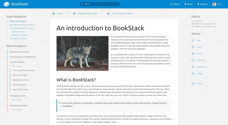 BookStack (โปรแกรมจัดการเอกสารในรูปแบบ Wiki ใช้งานง่าย)