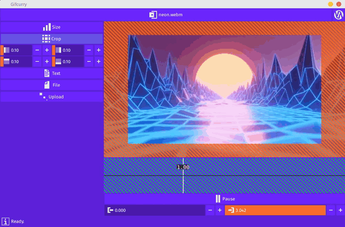 Gifcurry (โปรแกรมสร้าง และแก้ไขภาพ GIF ลูกเล่นเยอะ) Gifcurry (โปรแกรมสร้าง และแก้ไขภาพ GIF ลูกเล่นเยอะ)