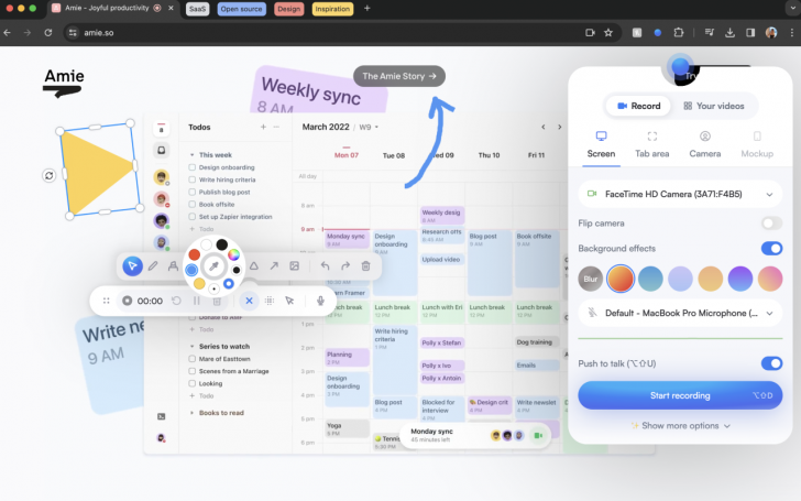 Screenity (โปรแกรมบันทึกหน้าจอ และใส่คำอธิบายประกอบ)