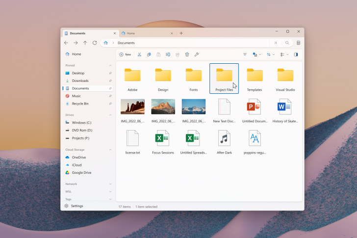โปรแกรมจัดการไฟล์ และโฟลเดอร์ Files