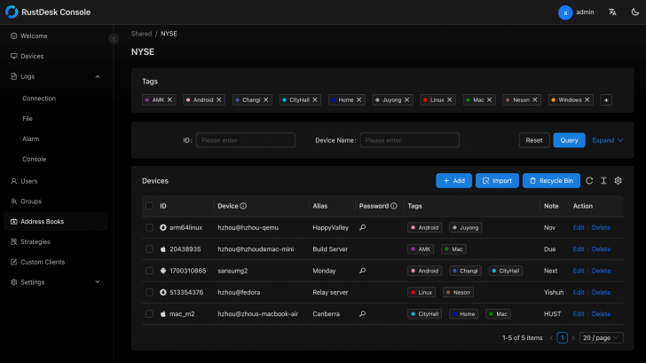 RustDesk (โปรแกรมรีโมทคอมพิวเตอร์ ควบคุมคอมพิวเตอร์ระยะไกล)