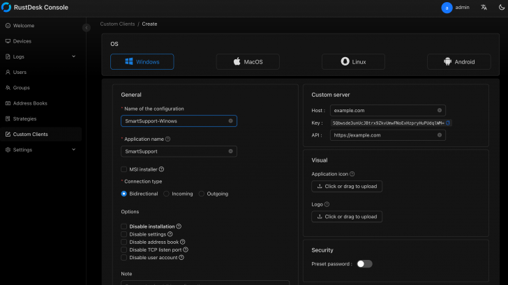 RustDesk (โปรแกรมรีโมทคอมพิวเตอร์ ควบคุมคอมพิวเตอร์ระยะไกล)