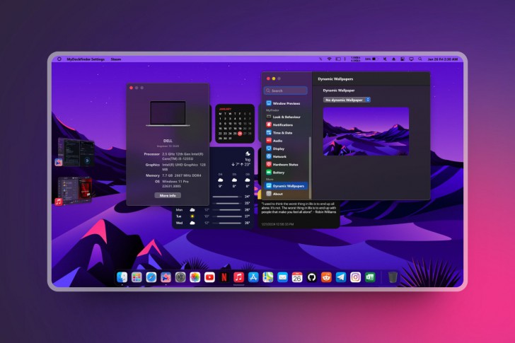 Macified Windows (โปรแกรมเปลี่ยนหน้าตา Windows 11 ให้เหมือน macOS)