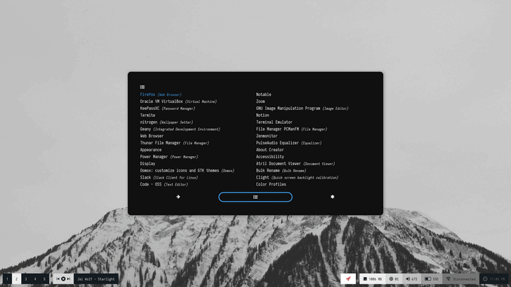 Rofi (โปรแกรม Launcher สำหรับระบบปฏิบัติการ Linux)