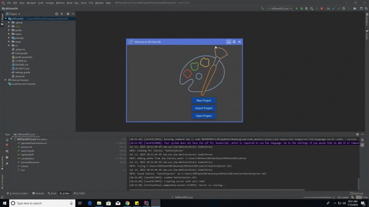 MS Paint IDE (โปรแกรมเปลี่ยน MS Paint เป็น IDE)
