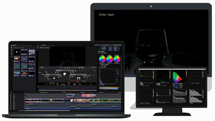 MediaEditor (โปรแกรมตัดต่อวิดีโอลูกเล่นเยอะ ใช้ทรัพยากรต่ำ)
