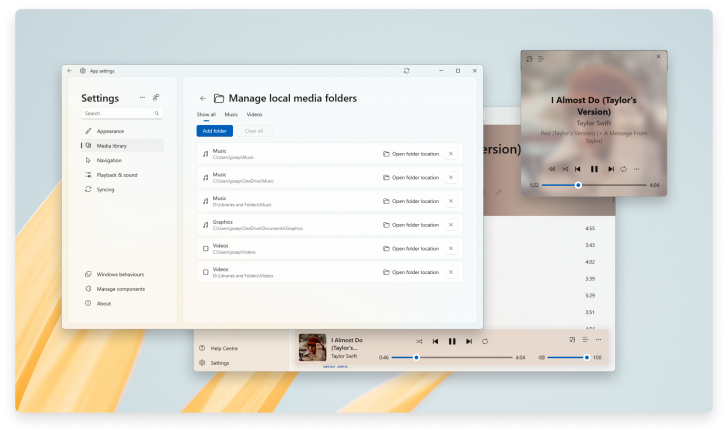 โปรแกรมเล่นไฟล์มัลติมีเดีย Rise Media Player