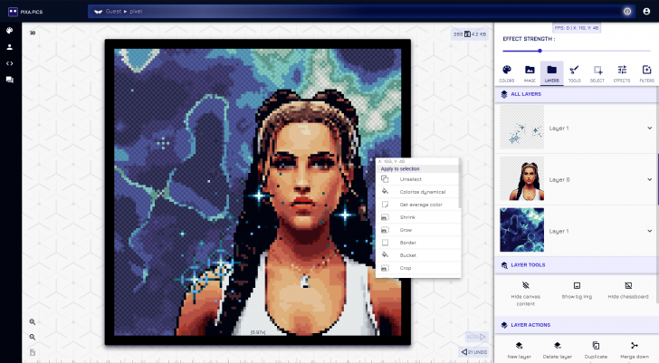 PIXA.PICS (โปรแกรมสร้าง และจัดการงานศิลปะแบบ Pixel Art ทรงพลังไม่แพ้ Photoshop)