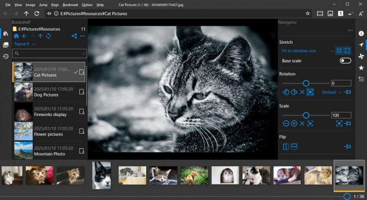 NeeView (โปรแกรมดูภาพในโฟลเดอร์ และในไฟล์ที่ถูกบีบอัด ได้แบบต่อเนื่อง)