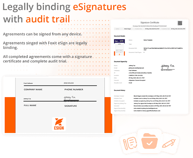 Foxit eSign (โปรแกรมจัดการงานเซ็นเอกสาร สร้างเอกสาร ส่งออกไปขอลายเซ็น) : 