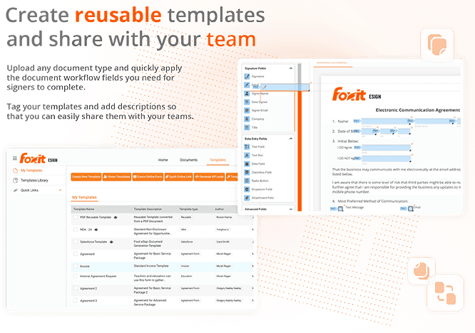 โปรแกรมจัดการงานเซ็นเอกสารอิเล็กทรอนิกส์ Foxit eSign