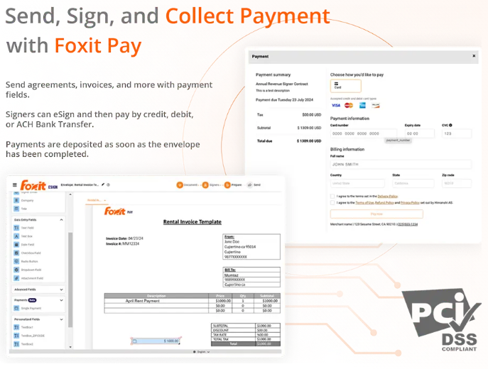 Foxit eSign (โปรแกรมจัดการงานเซ็นเอกสาร สร้างเอกสาร ส่งออกไปขอลายเซ็น) : 