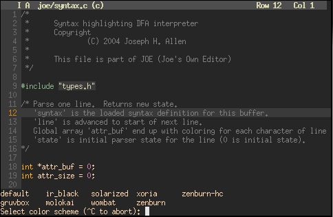 Joe's Own Editor (โปรแกรมแก้ไขข้อความ ที่ได้แรงบันดาลใจมาจากโปรแกรม WordStar) Joe's Own Editor (โปรแกรมแก้ไขข้อความ ที่ได้แรงบันดาลใจมาจากโปรแกรม WordStar)