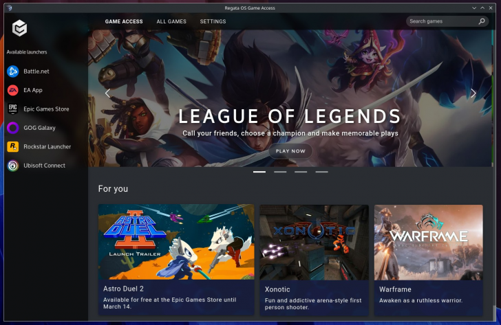 Regata OS (ระบบปฏิบัติการ Linux ที่ออกแบบมาเพื่อเอาใจผู้เล่นเกม)