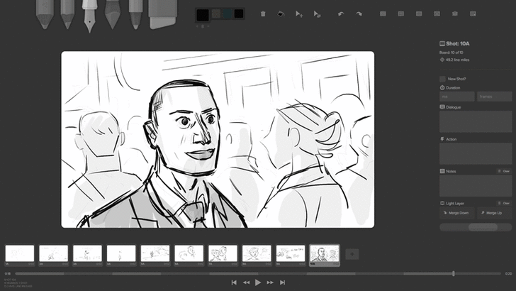 Storyboarder (โปรแกรมช่วยให้การเล่าเรื่องด้วยภาพเป็นเรื่องง่าย)