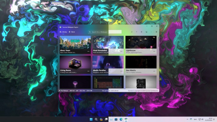 Sucrose (โปรแกรมเปลี่ยนภาพพื้นหลังให้มีชีวิตชีวามากขึ้น)
