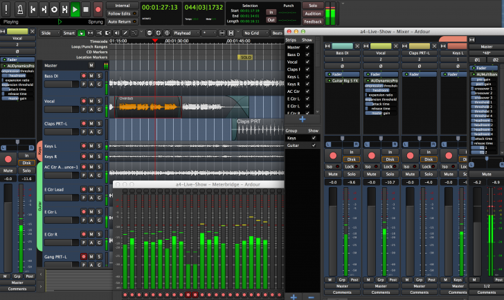 Ardour (โปรแกรม Digital Audio Workstation (DAW) ระดับมืออาชีพ)