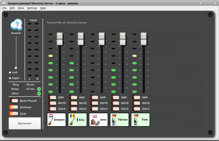 Jamulus (โปรแกรมเล่นดนตรีออนไลน์ ซ้อมดนตรี ร่วมกับเพื่อน แบบสด ๆ)