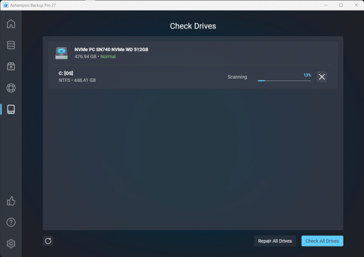 Ashampoo Backup Pro (โปรแกรมสำรองไฟล์ ข้อมูล พาร์ทิชัน ตั้งเวลา Backup ได้) : 