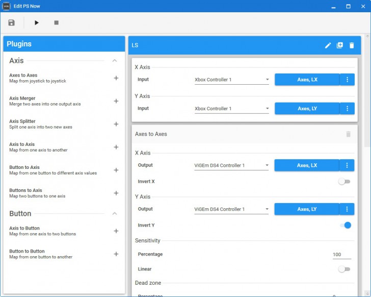 Universal Control Remapper (โปรแกรมปรับอินพุตจากอุปกรณ์ต่าง ๆ เป็นจอยเกม)