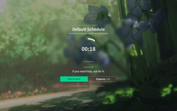 Focust (โปรแกรมแจ้งเตือนให้พักสายตา และพักผ่อน ระหว่างใช้คอมพิวเตอร์)