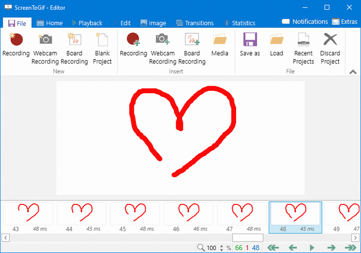 ScreenToGif (โปรแกรมบันทึกหน้าจอเป็นภาพ GIF พร้อมเครื่องมือแก้ไขในตัว)