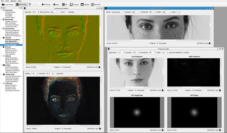 Sherloq (โปรแกรมวิเคราะห์ภาพดิจิทัล เชิงนิติวิทยาศาสตร์)