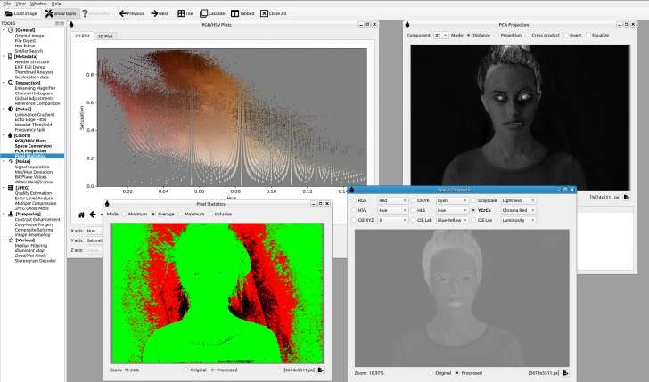 Sherloq (โปรแกรมวิเคราะห์ภาพดิจิทัล เชิงนิติวิทยาศาสตร์)