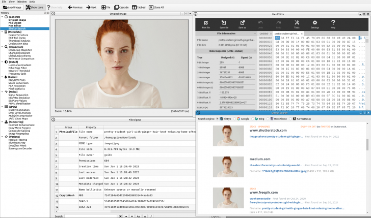 Sherloq (โปรแกรมวิเคราะห์ภาพดิจิทัล เชิงนิติวิทยาศาสตร์)