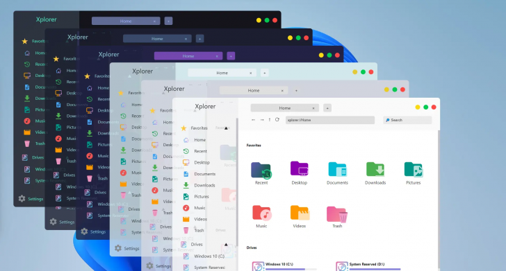 Xplorer (โปรแกรมจัดการไฟล์ File Explorer ทำงานข้ามแพลตฟอร์ม)