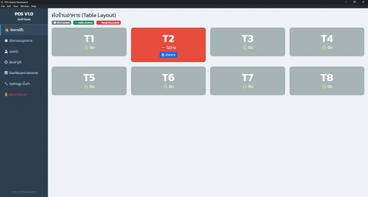 โปรแกรมบริหารจัดการร้านอาหาร ใช้งานง่าย RestPos โปรแกรมบริหารจัดการร้านอาหาร ใช้งานง่าย RestPos