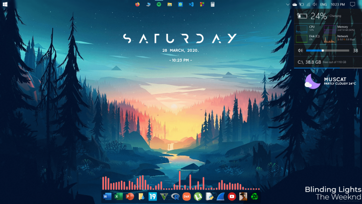 Rainmeter (โปรแกรมปรับแต่งหน้าจอคอม เพิ่มความสวยงาม)