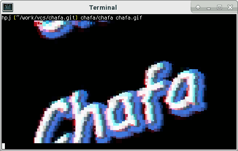 Chafa (โปรแกรมแปลงภาพนิ่ง ภาพเคลื่อนไหว เป็นตัวอักษรเพื่อแสดงบน Terminal) Chafa (โปรแกรมแปลงภาพนิ่ง ภาพเคลื่อนไหว เป็นตัวอักษรเพื่อแสดงบน Terminal)