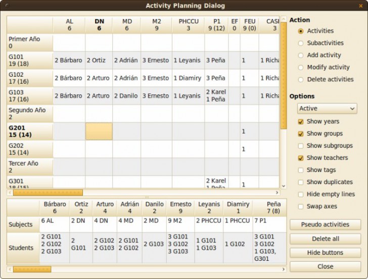 FET (โปรแกรมช่วยจัดตารางเรียน หรือการสอนแบบอัตโนมัติ)
