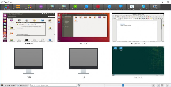 Veyon (โปรแกรมจัดการห้องคอมพิวเตอร์ จากศูนย์กลางผ่านเครือข่าย)