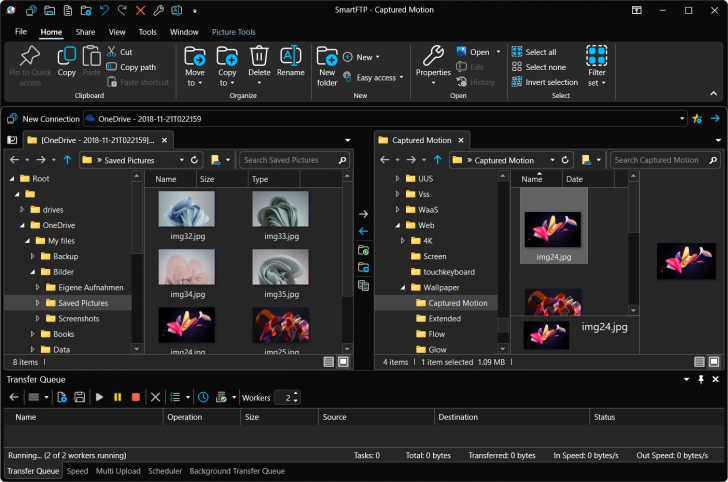 SmartFTP Client (โปรแกรม FTP Client สำหรับใช้โอนย้ายไฟล์)
