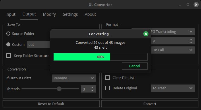 XL Converter (โปรแกรมแปลงภาพที่ใช้งานง่าย รองรับฟอร์แมตสมัยใหม่) : 