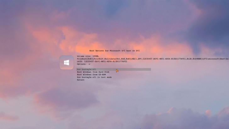 โปรแกรมบูตเครื่อง Clover EFI Bootloader โปรแกรมบูตเครื่อง Clover EFI Bootloader
