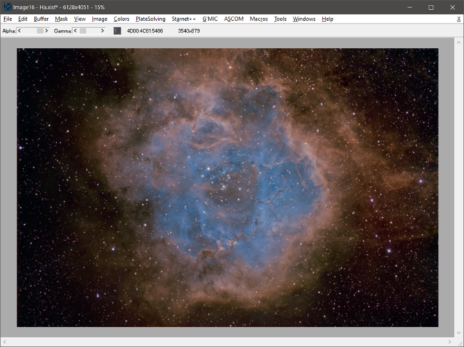 Image16 (โปรแกรมแก้ไข และประมวลผลภาพถ่ายดาราศาสตร์)