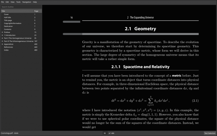 Dodo (โปรแกรมอ่าน PDF ทำงานไว ไม่มีสิ่งรบกวน)