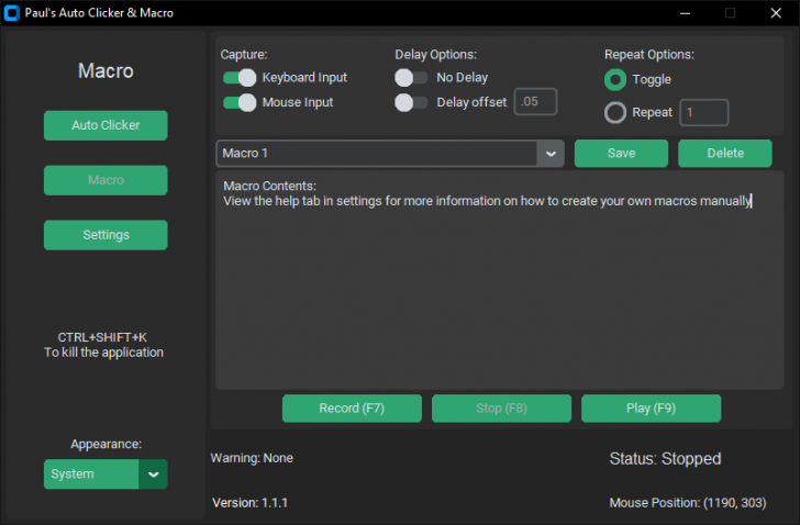 Paul’s AutoClicker (โปรแกรมคลิกอัตโนมัติ และมาโครสำหรับ บน Windows)